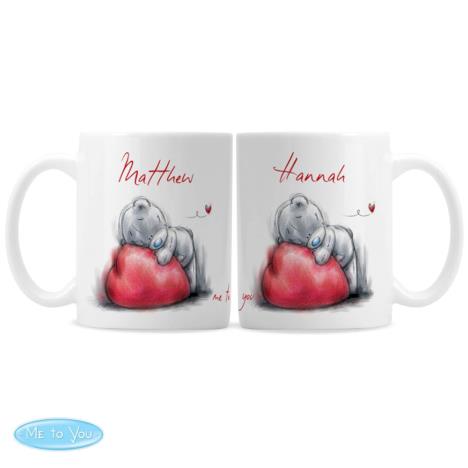 Personalised Me to You Bear His n Hers Heart Mug Set £18.99